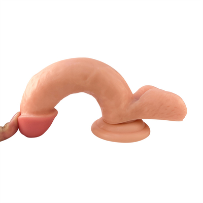 2023 américain vente chaude en PVC énorme réaliste Dildo avec puissant suceur véritable glans et testicule soulevé vaginal point G An