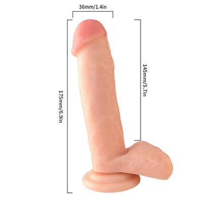 2023 américain vente chaude en PVC énorme réaliste Dildo avec puissant suceur véritable glans et testicule soulevé vaginal point G An