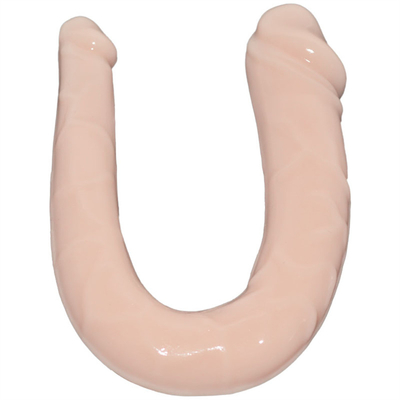 Dildo médical TPE en forme de U, double tête, pénis pour la masturbation féminine