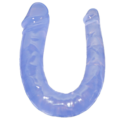 Dildo médical TPE en forme de U, double tête, pénis pour la masturbation féminine