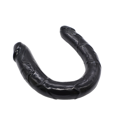 Dildo médical TPE en forme de U, double tête, pénis pour la masturbation féminine