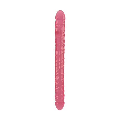 Jellies-réalistes Double Dong Adult Dildo Jouets sexuels pour lesbiennes étanche Dildos flexibles pour les femmes