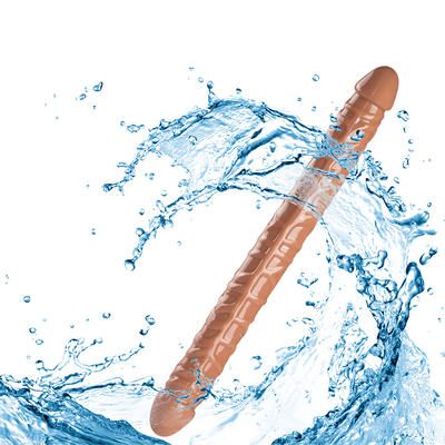 Jellies-réalistes Double Dong Adult Dildo Jouets sexuels pour lesbiennes étanche Dildos flexibles pour les femmes