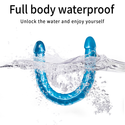 Jellies-réalistes Double Dong Adult Dildo Jouets sexuels pour lesbiennes étanche Dildos flexibles pour les femmes