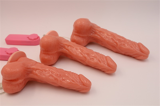 Dildos réalistes en matériau sécurisé, gros pénis réaliste, gros pénis avec une forte coupe d'aspiration, vibrateur avec chauffage.