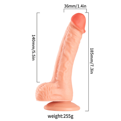 Vente chaude en PVC Matériau Dildo Jouets sexuels pour hommes et femmes Jouets sexuels pour adultes Masturbateurs