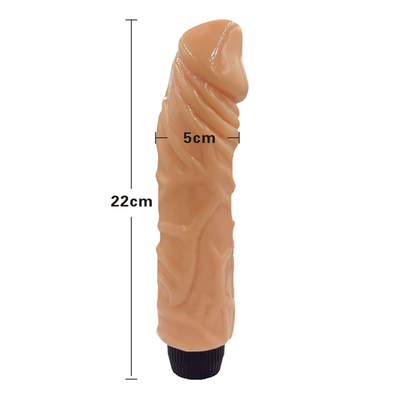 22 cm (8,66 pouces) Vibrator de gode Sensation naturelle en gros Prix bon marché Vibration sexuelle Vibrator à vendre réaliste Vibration
