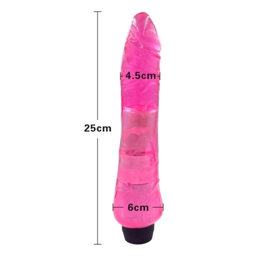 Stimulateur du clitoris à point G Vibrator à la gelée de silicone