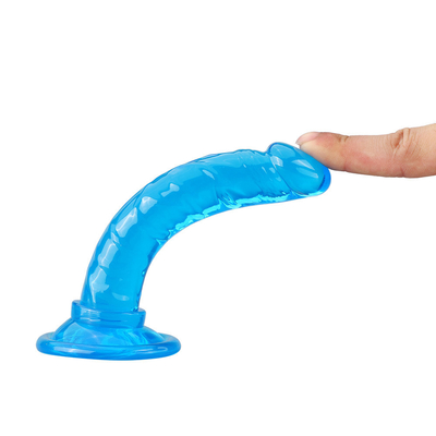 Fabrique en gros Jouets sexuels féminins Réalistes Silicone Doux Petit Dildo