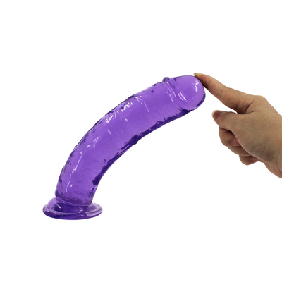 Dildos réalistes pour débutants, Dildos en cristal de 7 pouces, Penis flexible avec aspirateur pour mains libres