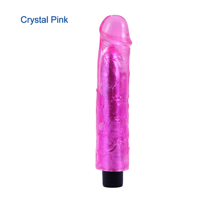 Jeux sexuels féminins réalistes vibrateur dildos stimulation du pénis vibrateur dildos pour chatte 22,5cm