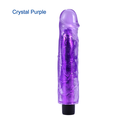 Jeux sexuels féminins réalistes vibrateur dildos stimulation du pénis vibrateur dildos pour chatte 22,5cm