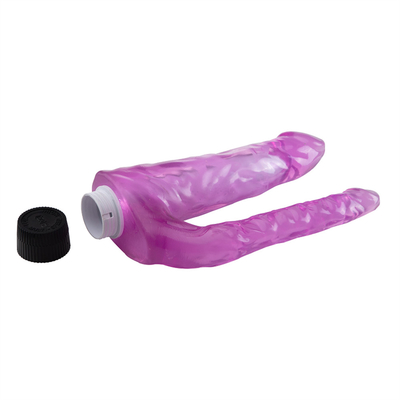 Nouveau arrivée Jouets sexuels féminins vibrant Double Dildos TPE Vibrateur en promotion