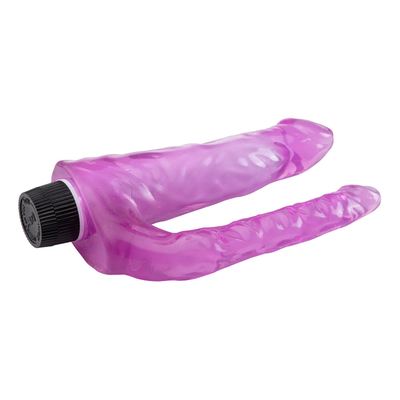 Nouveau arrivée Jouets sexuels féminins vibrant Double Dildos TPE Vibrateur en promotion