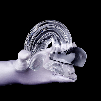 Dildos réalistes Dildo clair avec tasse à aspirer Jouet sexuel mains libres gelée Dildo Matériau sécurisé pour le corps et jouets sexuels pour adultes pour W
