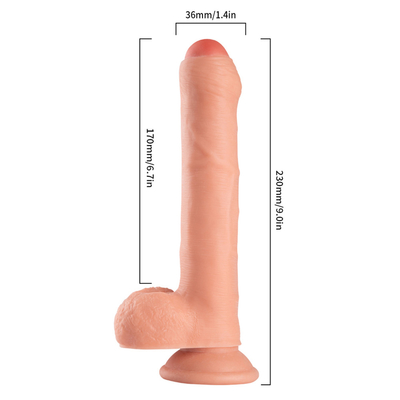 Fabrique en gros Jouets sexuels en caoutchouc liquide de haute qualité pour femmes Vibrator Pussy Dildo Pénis en caoutchouc artificiel
