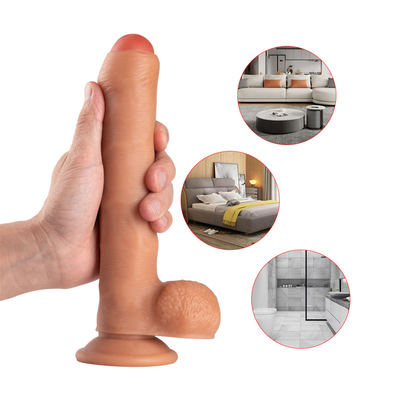 Fabrique en gros Jouets sexuels en caoutchouc liquide de haute qualité pour femmes Vibrator Pussy Dildo Pénis en caoutchouc artificiel