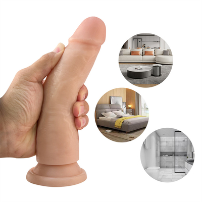 Boutique de sexe pour adultes en gros Femme silicone doux Dildo réaliste Femme masturbateur jouet de pénis pour femme