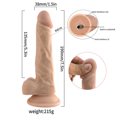 12 pouces noir brun couleur de la chair pénis jouets sexuels vibrant automatique gode pour les hommes