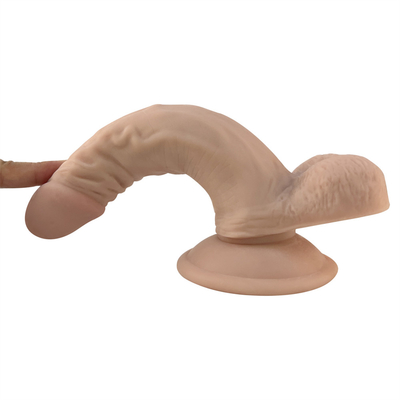 7 pouces doux double couche de silicone médical super réaliste gode pour femmes petit pénis artificiel