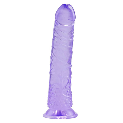 Dildo à la gelée réaliste avec une forte tasse d'aspiration, un harnais flexible pour le pénis, des jouets sexuels anal pour adultes pour femmes.