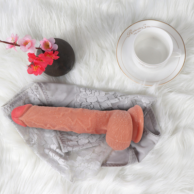 Un énorme pénis en silicone liquide de haute qualité Dildo de couleur de chair Dildo pour femmes