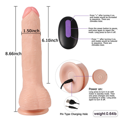 Pénis en silicone doux Dildo Massage vaginal Sexe Puissant Suction Coupe Bracelet Sur le Dildo Vibrator Jouets sexuels pour femmes