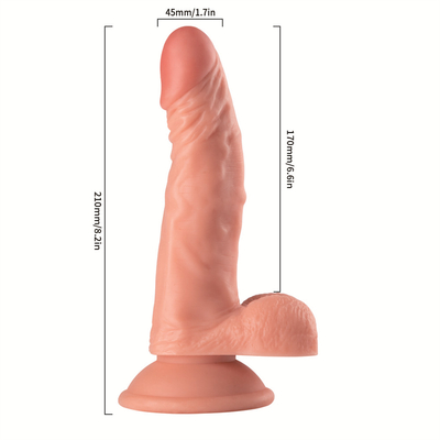 Les jouets sexuels réalistes lesbiennes portent une ceinture de pénis artificiel