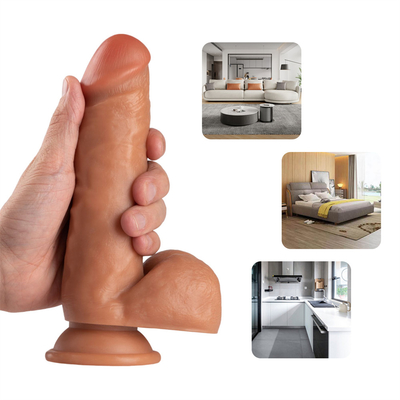 Vendeur chinois magasin en ligne jouets sexuels de 7,88 x 1,58 pouces super énorme pénis doux réaliste silicone pvc gode pour femmes