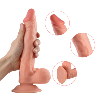 9.25 pouces Big Dick Drop Expédition plastique doux PVC Produit d' échantillon gratuit énorme pénis noir Dildo et vibrateurs pour femmes