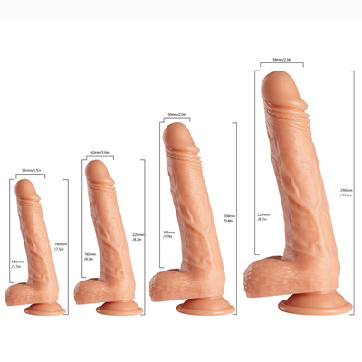 Les meilleures ventes d' énormes godeurs réalistes pour femmes Dildos en PVC Pénis artificiel avec tasse d' aspiration