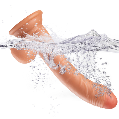 Boutique de Dildos en PVC pour adultes Jouets sexuels Nouveauté en forme de cône Réaliste 7 pouces Grand vrai Dildos pour femmes