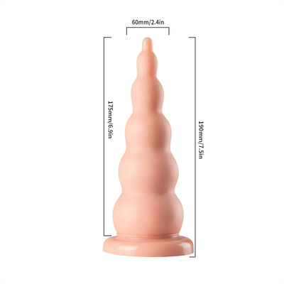 Plug cul en PVC avec une tasse d'aspiration Prostate gay masseur femmes masturbation Perle douce pour jouet sexuel anal