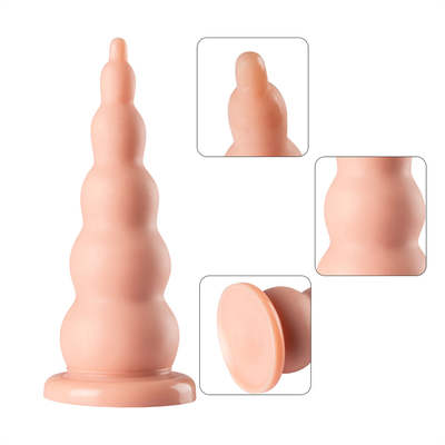 Plug cul en PVC avec une tasse d'aspiration Prostate gay masseur femmes masturbation Perle douce pour jouet sexuel anal