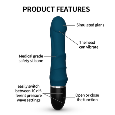 Des jouets sexy vibrant le point G du clitoris silicone Dildo sans fil Jouets sexy Massage à la baguette pour les femmes Vibrator vaginal