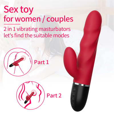 Des jouets sexy vibrant le point G du clitoris silicone Dildo sans fil Jouets sexy Massage à la baguette pour les femmes Vibrator vaginal