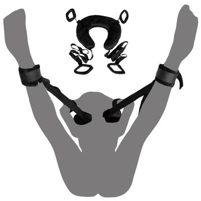 Flirter Fetish Bondage Fetter Couples Bouchon d'éponge Coussin de jouet Alternatif Collier Ensemble Flirt Bondage