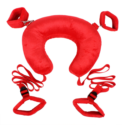 Flirter Fetish Bondage Fetter Couples Bouchon d'éponge Coussin de jouet Alternatif Collier Ensemble Flirt Bondage