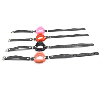 Grosse lèvre Boule orale Gag Bdsm Bondage Entraînement en cuir Restrictions Bouche ouverte Boucle ouverte