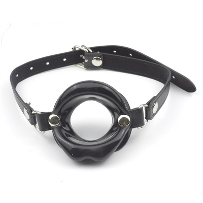 Grosse lèvre Boule orale Gag Bdsm Bondage Entraînement en cuir Restrictions Bouche ouverte Boucle ouverte