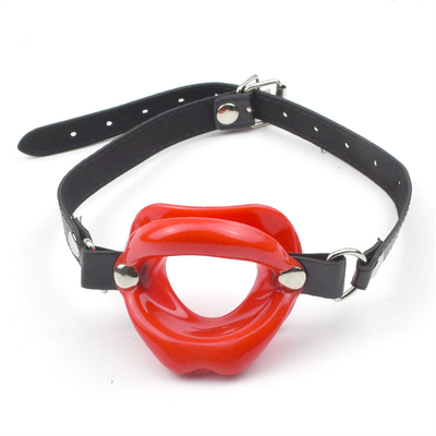 Grosse lèvre Boule orale Gag Bdsm Bondage Entraînement en cuir Restrictions Bouche ouverte Boucle ouverte