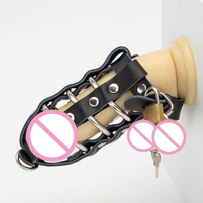 Faible prix Ceinture de coiffeur Chasteté masculine Ceinture de chasteté BDSM