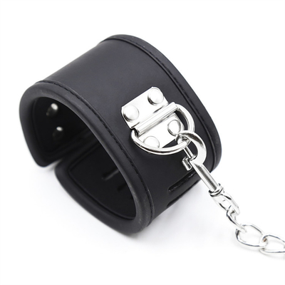BDSM Bondage Menottes en cuir ensemble de retenue réglable Bondage Menottes à cheville Couples Jeux Produits sexuels
