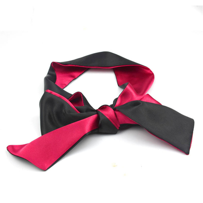 BDSM Bondage Restreint Jeu sexuel Super ruban Satin Masque pour les yeux pour adultes Femmes aveugles Ruban réversible