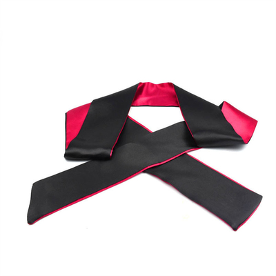 BDSM Bondage Restreint Jeu sexuel Super ruban Satin Masque pour les yeux pour adultes Femmes aveugles Ruban réversible