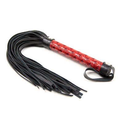 Flogger Bondage Rivet Cheval en cuir fouet fétiche érotique retenue fessée