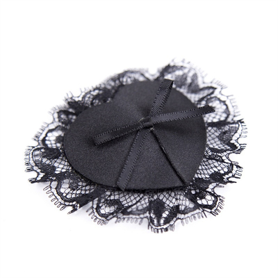 Couverture de mamelons sexy en PU noir