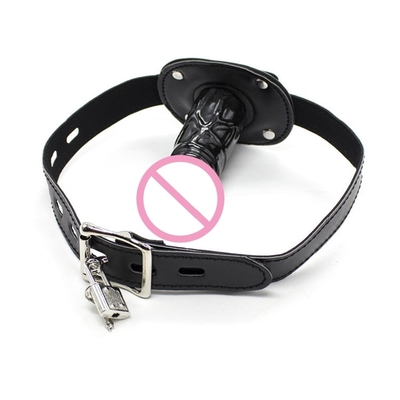 SM Adult Erotique Dildo Bouche Plugs Longue Dildos Noirs Pour Le Sexe Bouche Ouverte Bondage Gag Produits Alternatifs Adultes Erotique M