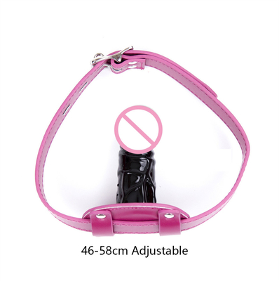 SM Adult Erotique Dildo Bouche Plugs Longue Dildos Noirs Pour Le Sexe Bouche Ouverte Bondage Gag Produits Alternatifs Adultes Erotique M
