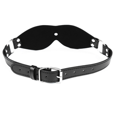 BDSM Masque pour les yeux Bondage PU cuir SM Jeu de jeu sexy bandeau pour les hommes